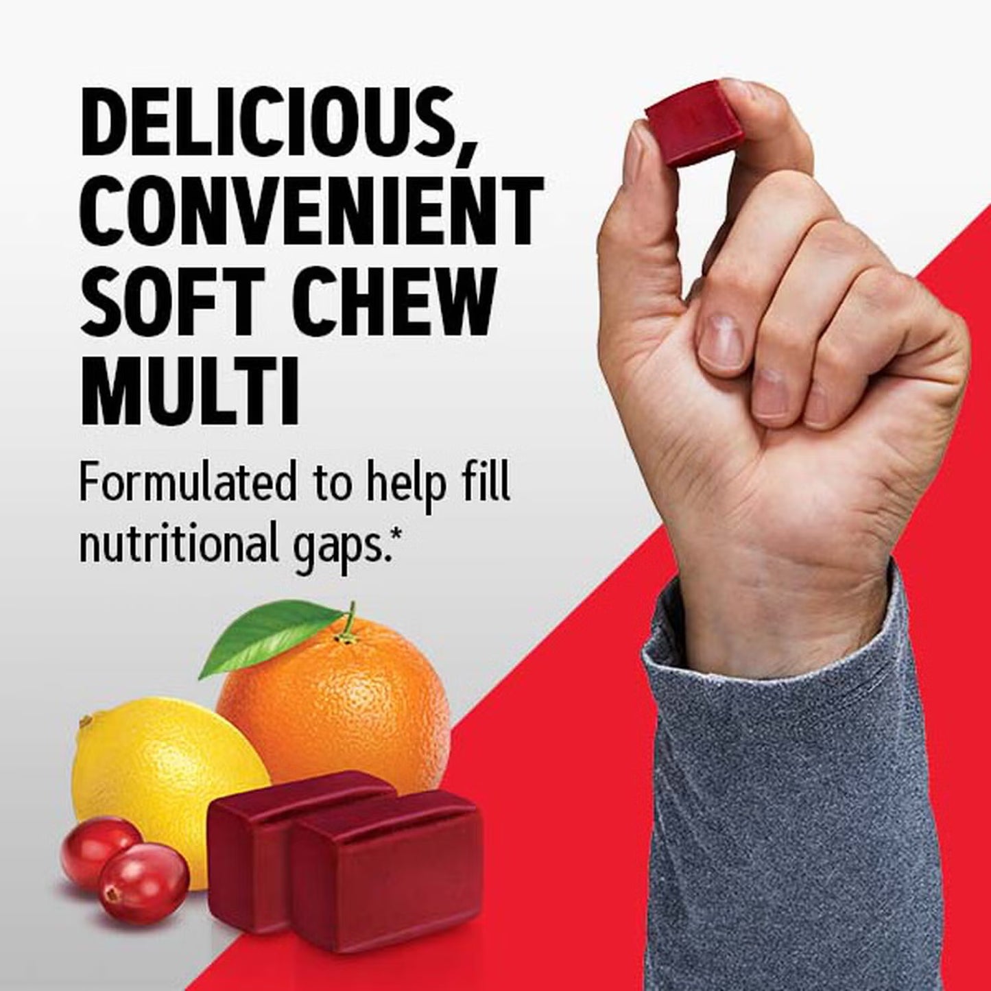 Soft Chew Multivitamin - Mixed Fruit - 60 Soft Chews (30 Servings)