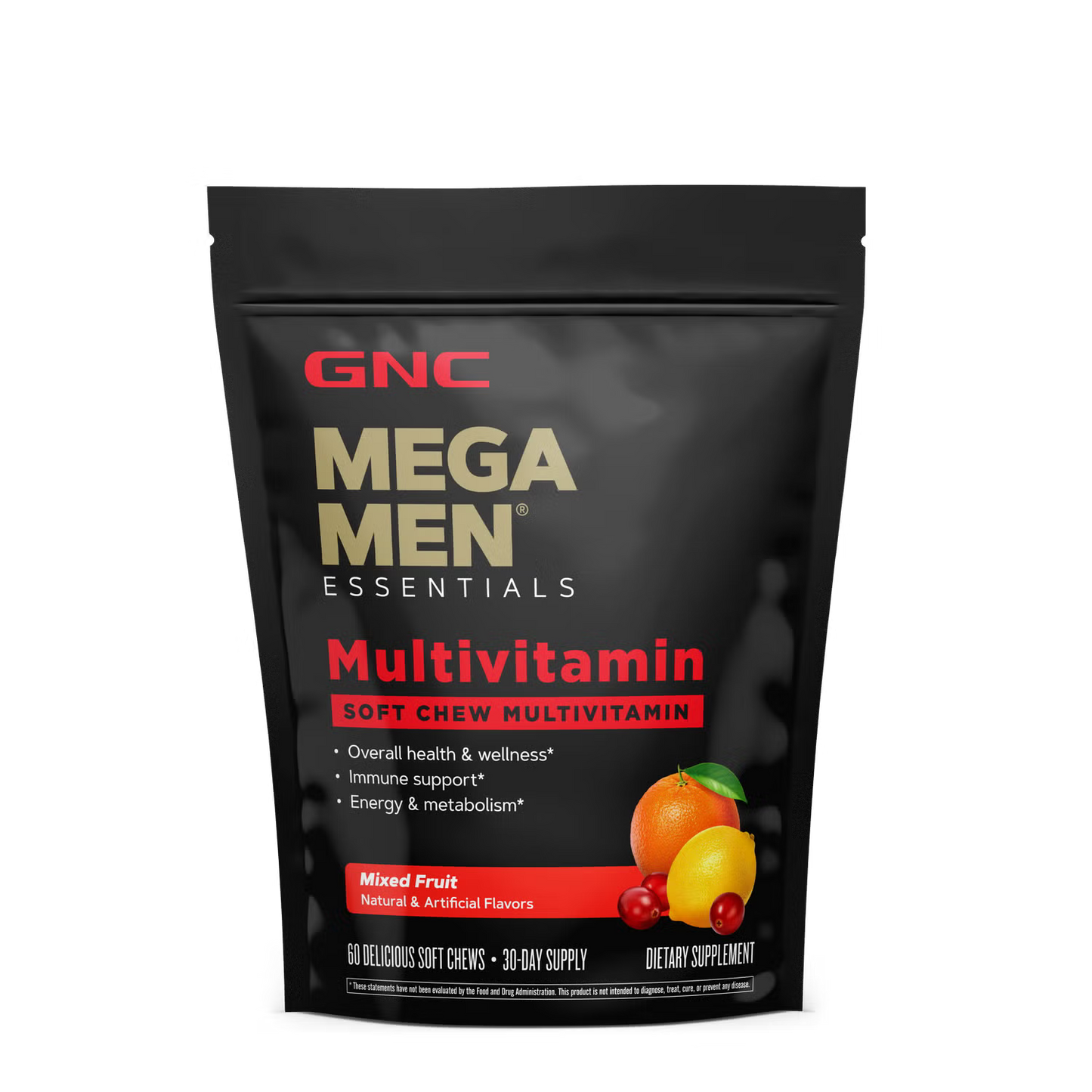 Soft Chew Multivitamin - Mixed Fruit - 60 Soft Chews (30 Servings)