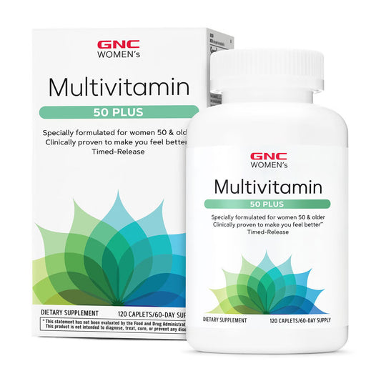 50 Plus Multivitamin - 120 Caplets (60 Servings)