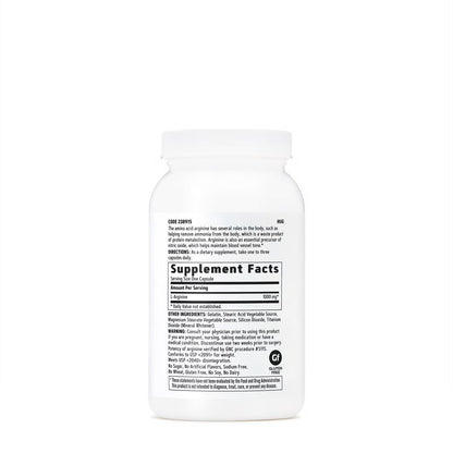 L-Arginine 1000mg - 90 Capsules (90 Servings)
