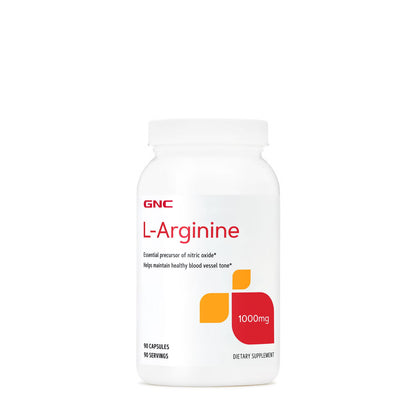 L-Arginine 1000mg - 90 Capsules (90 Servings)