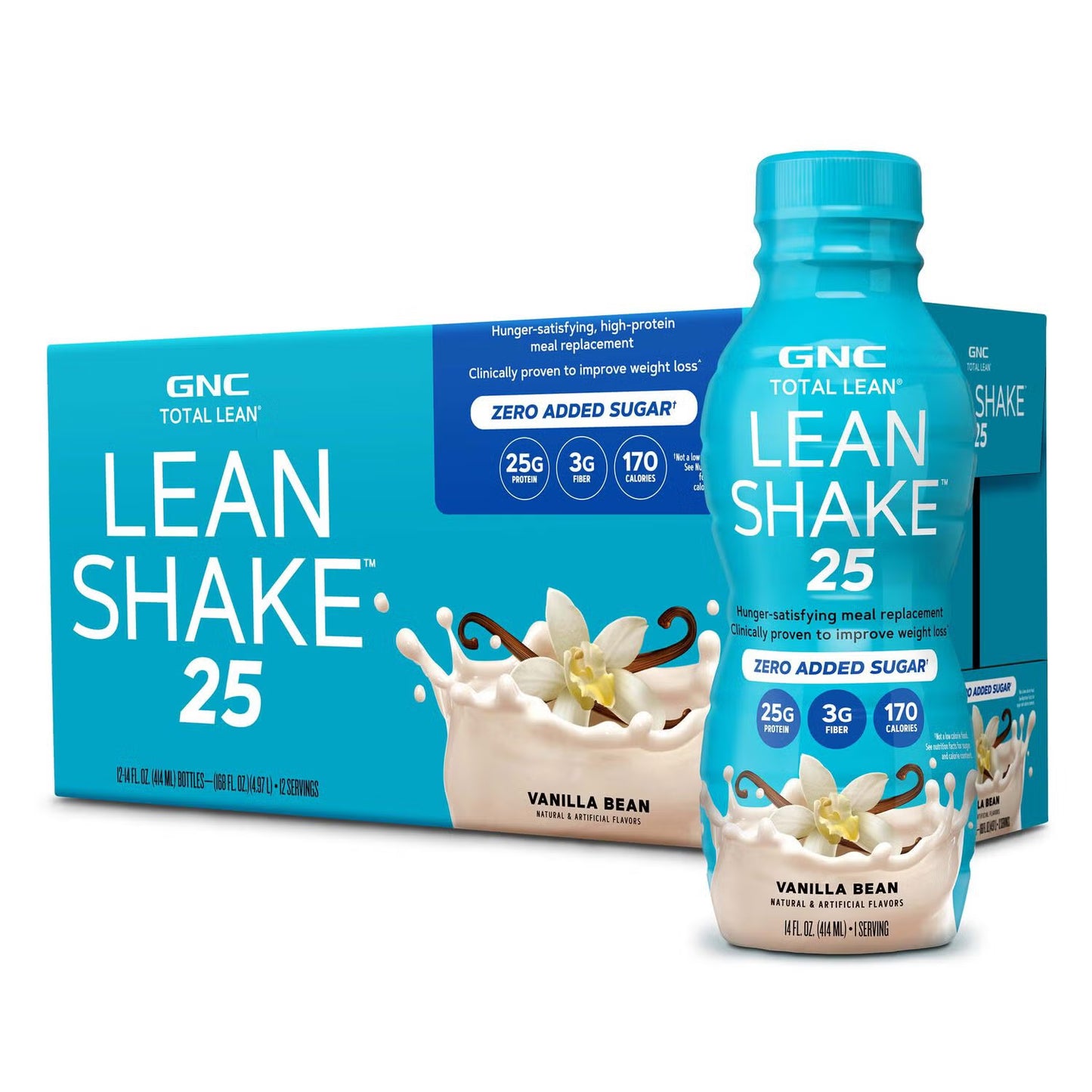Lean Shake" Burn -Vanilla Bean -140z. (12 Bottles)