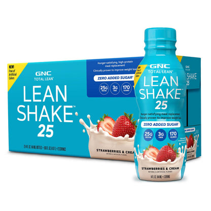 Lean Shake™ 25 - Strawberries and Cream - 14oz. (12 Bottles)