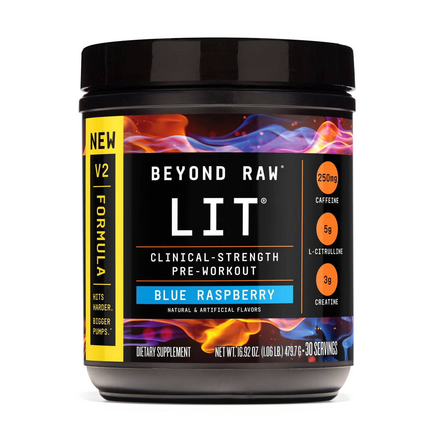 LIT V2 Pre-Workout - Blue Raspberry (30 Servings)