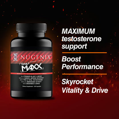Maxx Testosterone Booster with Tesnor - 120 Capsules (30 Servings)