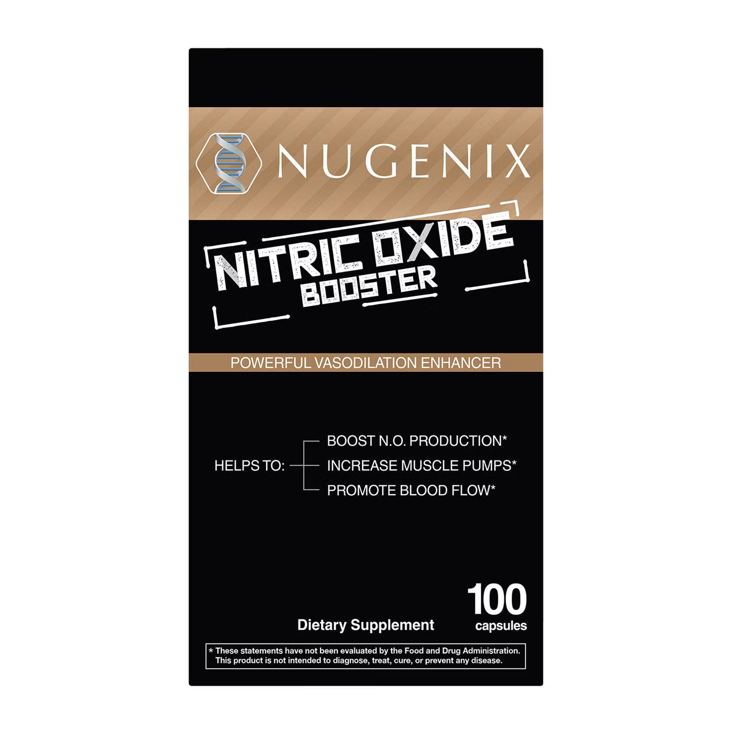 Nitric Oxide Booster - 100 Capsules (25 Servings)