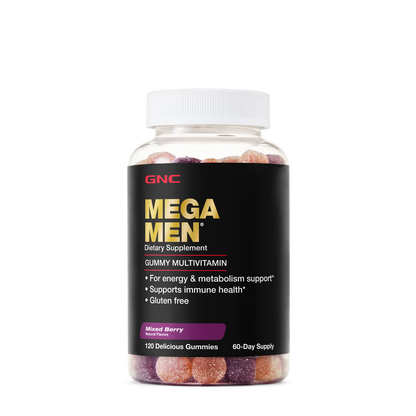 Mega Men® Gummy Multivitamin - Mixed Berry - 120 Gummies (60 Servings)