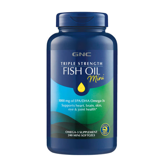 Triple Strength Fish Oil Mini - 240 Softgels (120 Servings)