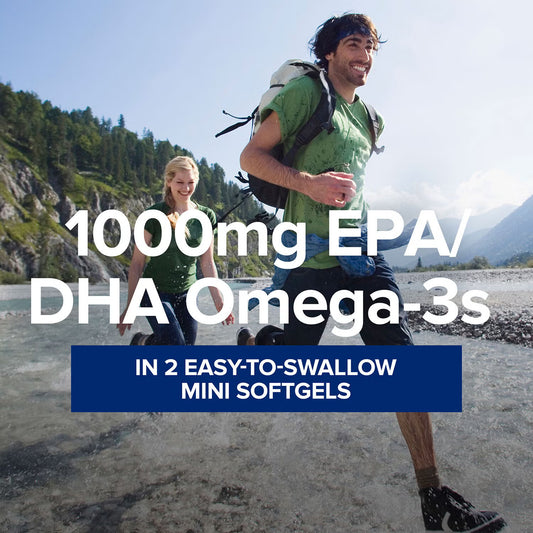 Triple Strength EPA 1000mg - 90 Mini Softgels (45 Servings)