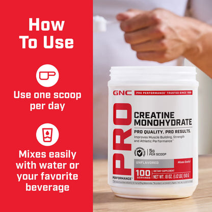 Creatine Monohydrate (100 Servings)