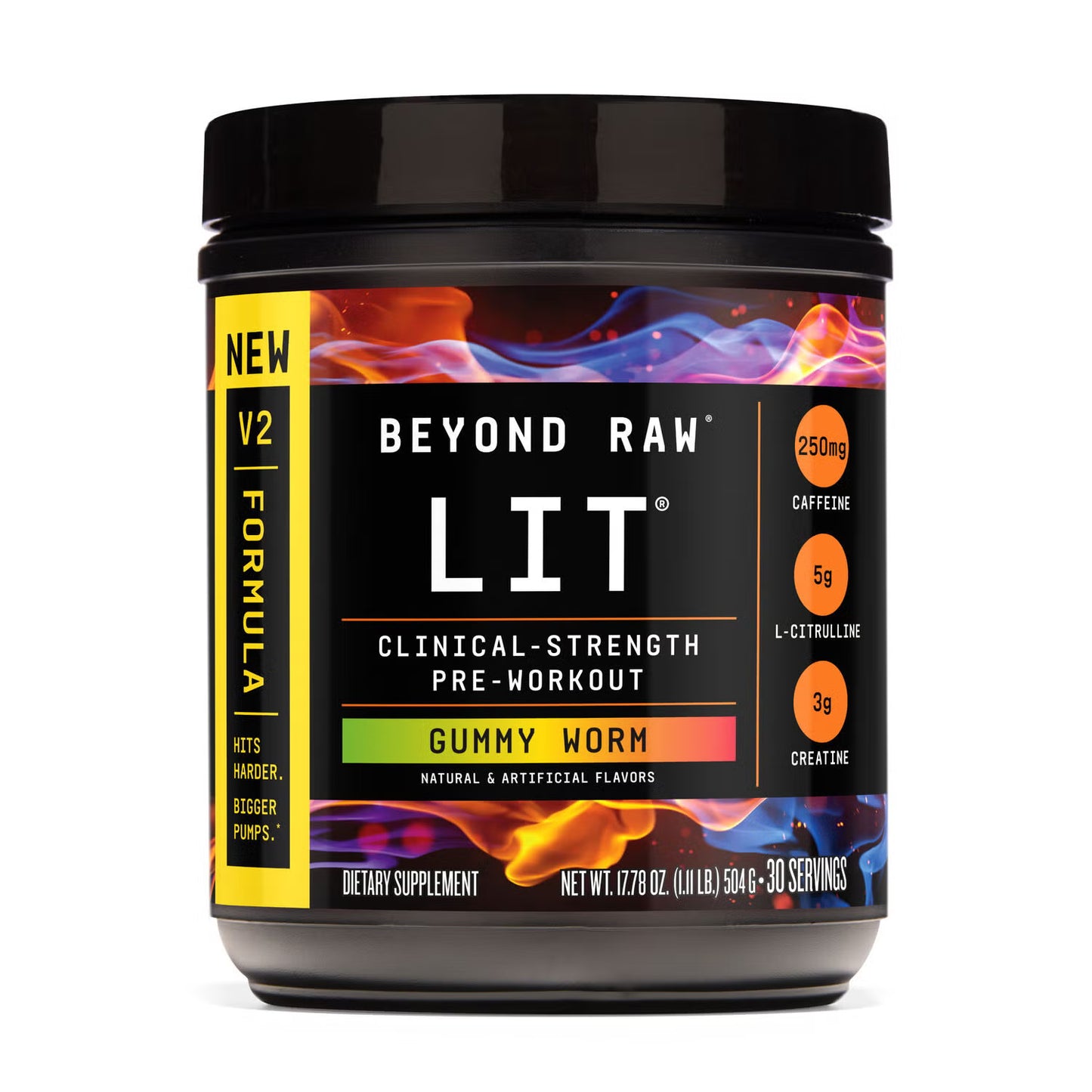 LIT V2 Pre-Workout - Blue Raspberry (30 Servings)