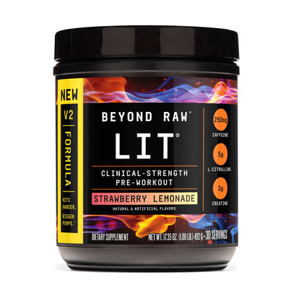 LIT V2 Pre-Workout - Blue Raspberry (30 Servings)