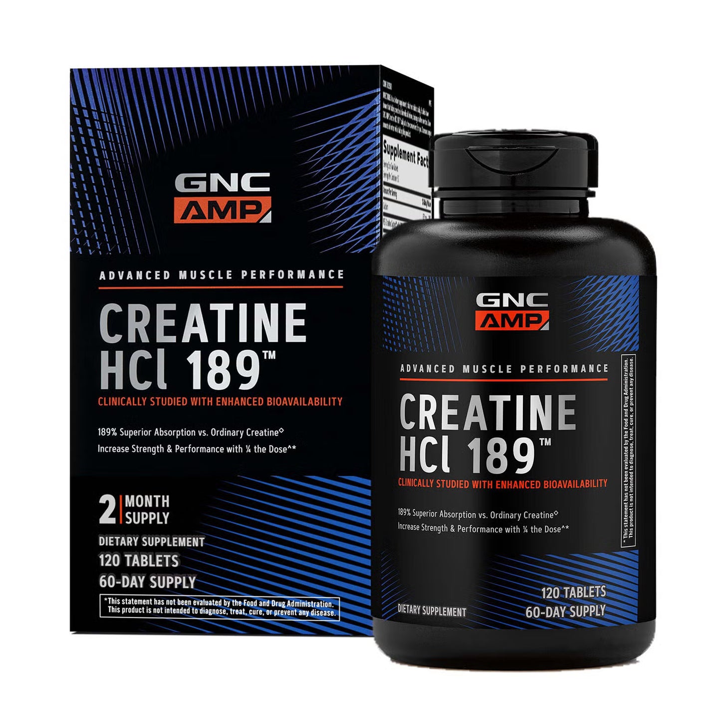 Creatine HCl 189™ - 120 Tablets (60 Servings)