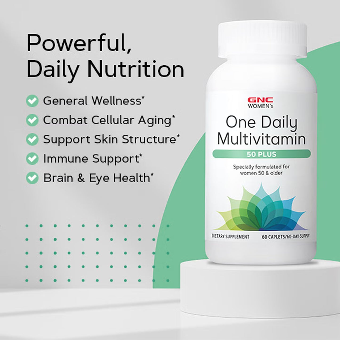 One Daily Multivitamin 50 Plus - 60 Caplets (60 Servings)