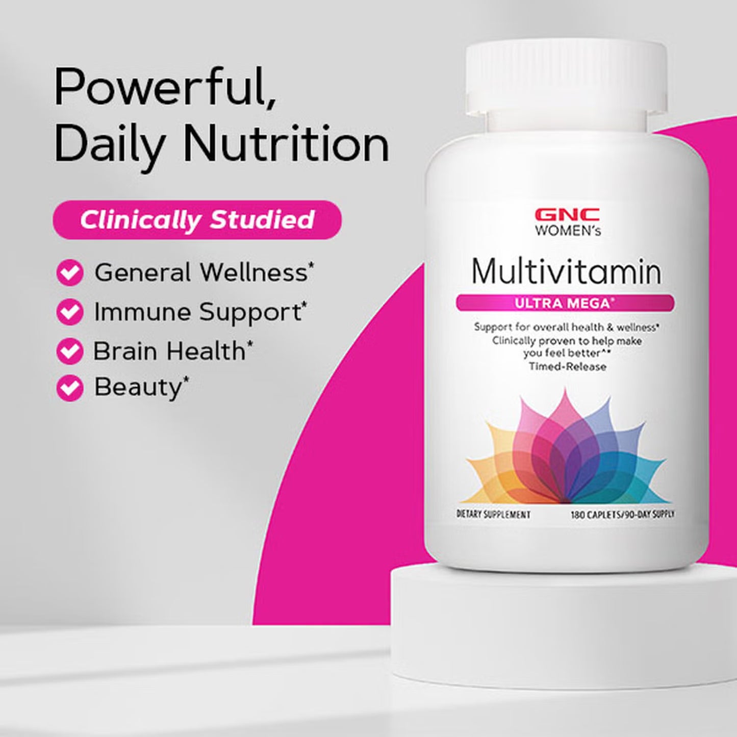 Ultra Mega Multivitamin - 180 Caplets (90 Servings)